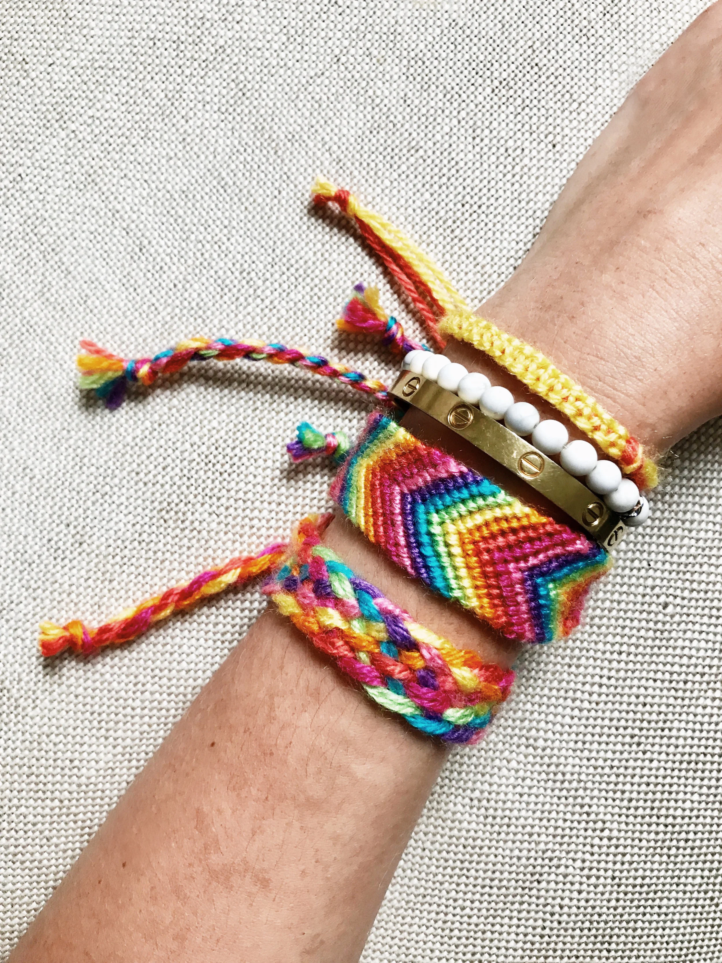 Pride friendship bracelets sale